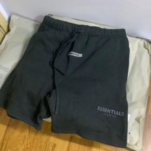 Quan Fear Of God Essentials Sweat Shorts 'Black'