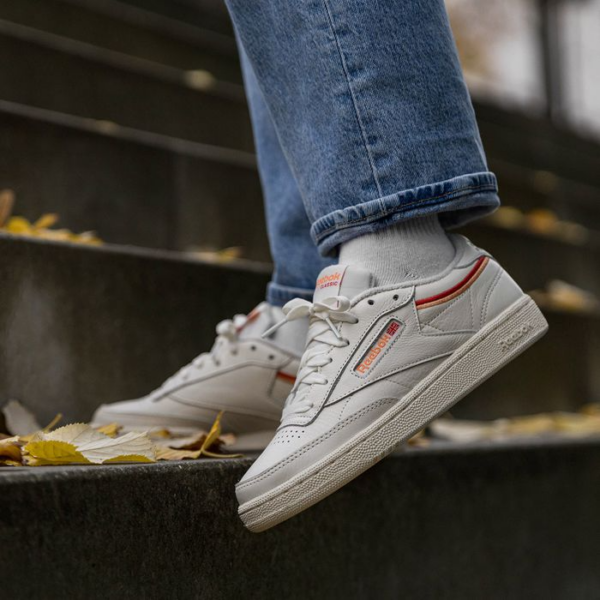 Giày Reebok Wmns Club C 85 'Chalk Sunbaked Orange' EF3489 - Hình ảnh 2