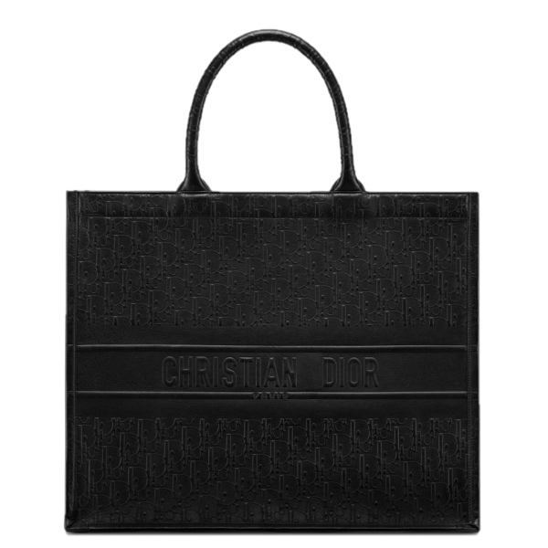 Túi Dior Large Book Tote 'Black Dior Oblique Embossed' M1286ZWSO-M900