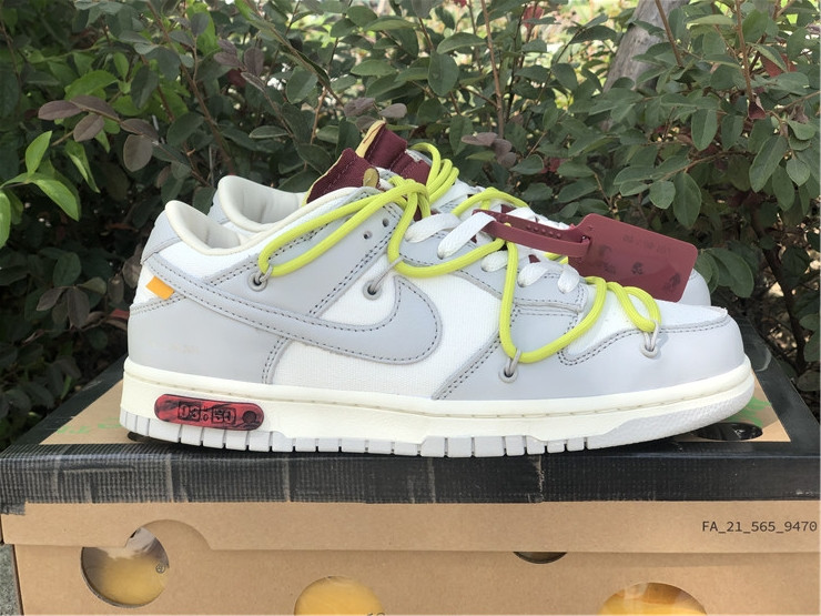 Off-White x Dunk Low 'Lot 08 of 50' DM1602-106