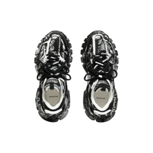 Giay Balenciaga x Adidas Track Graffiti 'Black' 542023-W3RRA-1090