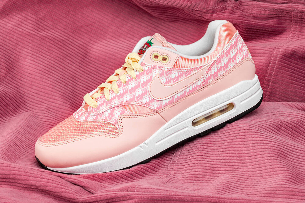 Giày Nike Air Max 1 Pink Strawberry Lemonade Cj0609 600 Authentic Shoes