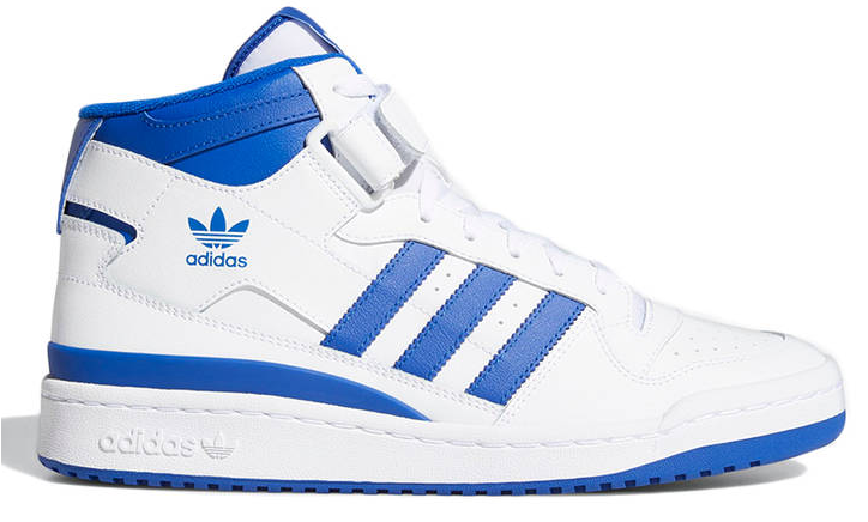 Giày Adidas Forum Mid White Royal Blue FY4976 - Authentic-Shoes