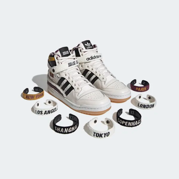 Giày Adidas Girls Are Awesome x Forum High 'Cloud White Purple' GY2632 - Hình ảnh 3