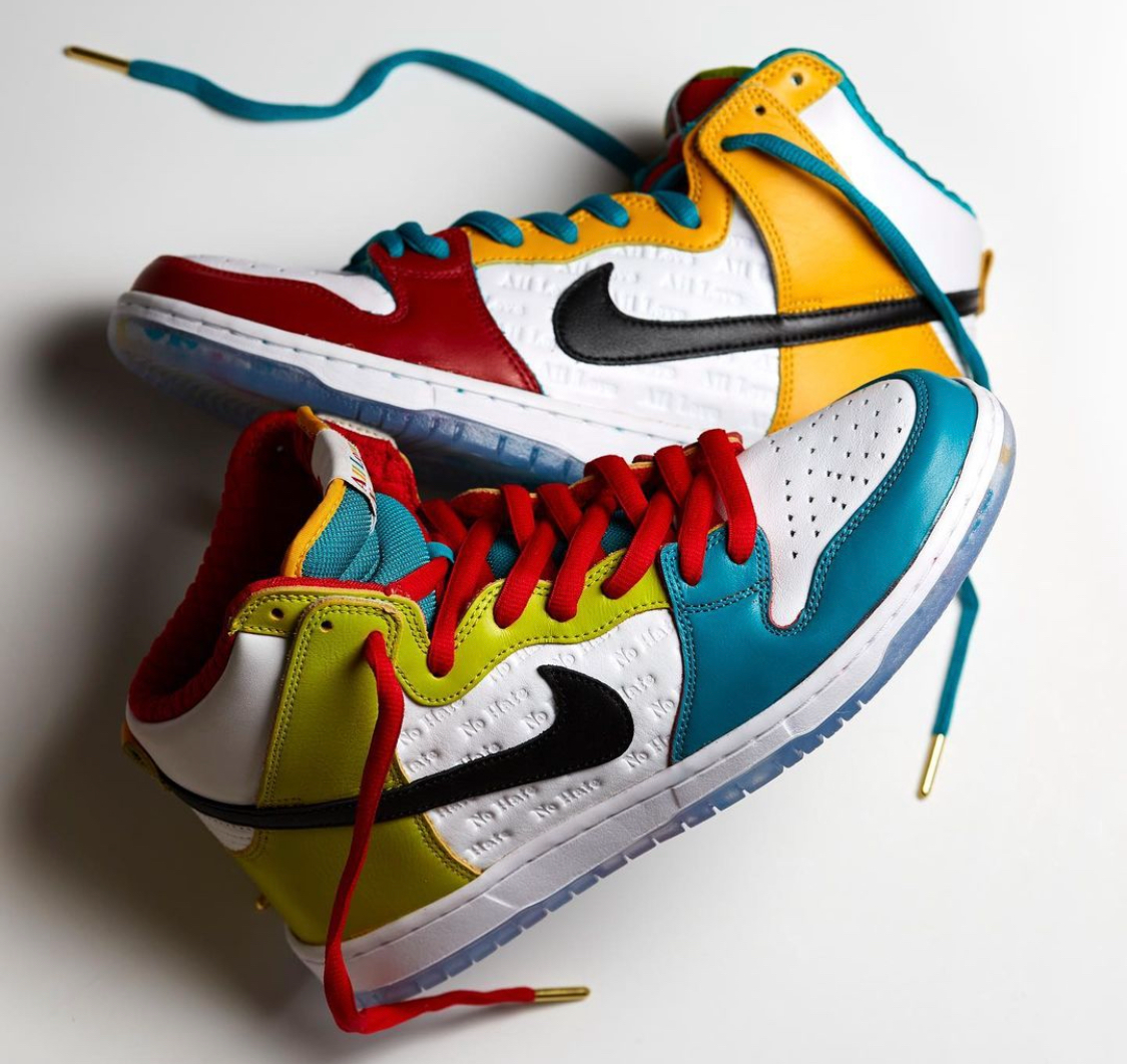 Giày Nike x froSkate SB Dunk High Pro 'QS All Love' DH7778-100