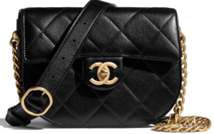 Túi Chanel Mini Messenger Bag Calfskin Black AS2484-B05522-94305