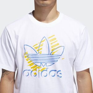 Alternative view of Áo Adidas Trefoil Art Tee White DV3279