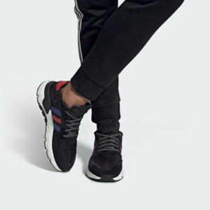 Alternative view of Giày Adidas Nite Jogger 'Black Royal Scarlet' FV3585