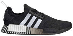 Giày Adidas NMD R1 'Glitch Black White' FV3649
