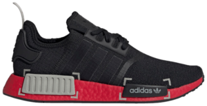 Giày Adidas NMD_R1 'Black Grey Scarlet' FV3907