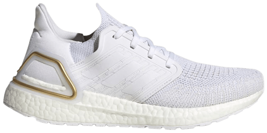 Giày Adidas Wmns Ultraboost 20 'White Gold Metallic' Fv8351 -  Authentic-Shoes