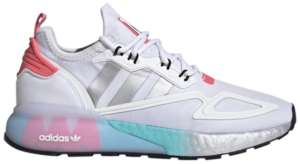 Giày Adidas NASA x Wmns ZX 2K Boost White Hazy Rose FX7054