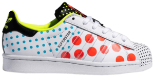 Giày Adidas Superstar 'Solar Red Polka' FX7777