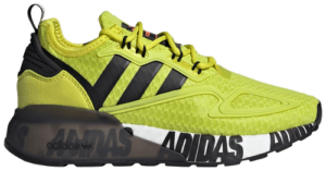 Giày Adidas ZX 2K Boost J 'Bold Logo Graphic Acid Yellow' FY2638