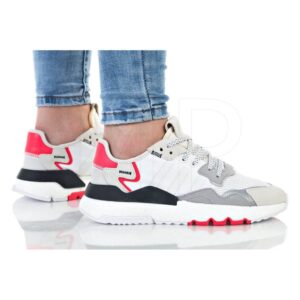Alternative view of Giày Adidas Nite Jogger J 'White Shock Red' G28044