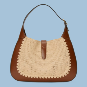 Tui Gucci Jackie 1961 Medium Shoulder Bag With Applique 'Brown' 636712-9SVLG-907