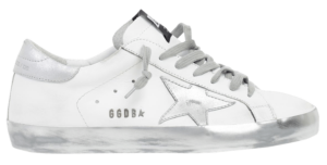 Giày Golden Goose Superstar 'White Silver' GCOMS590-E36