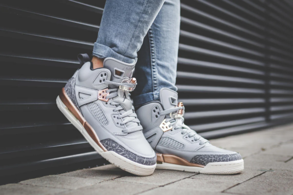 Giày Nike Jordan Spizike GS 'Wolf Grey' 535712-018 - Hình ảnh 4