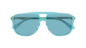 Alternative view of Kính Gucci Navigator Sunglasses 'Light Blue' GG0262S-003-58