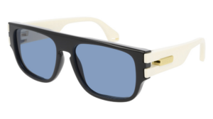 Alternative view of Kính Gucci Blue Rectangular 'Black' GG0664S-002-58