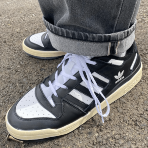 Giay Adidas Forum Low 'Black White' HQ1494