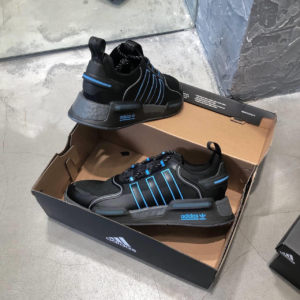Giay Adidas NMD R1 V3 'Black Blue' HQ6637