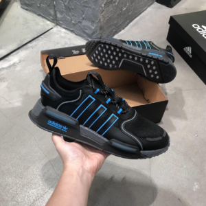 Giay Adidas NMD R1 V3 'Black Blue' HQ6637