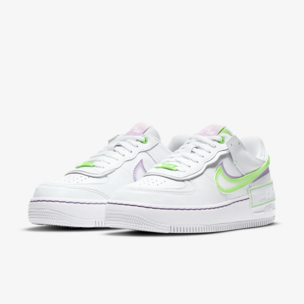 Giày Nike Wmns Air Force 1 Shadow 'White Electric Green' DD9684-100 - Hình ảnh 5