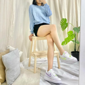 Alternative view of Giày Nike Wmns Air Force 1 Shadow 'White Electric Green' DD9684-100