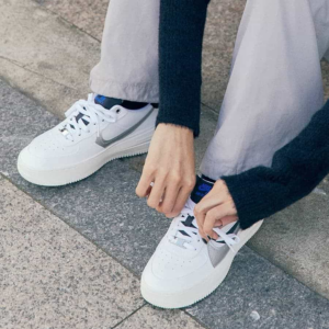 Giay Nike Air Force 1 PLT.AF.ORM 'Sliver White' DX3199-100