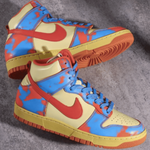Giay Nike Dunk High 1985 SP 'Orange Acid Wash' DD9404-800
