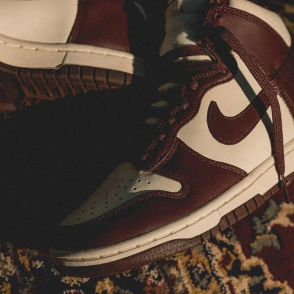 Giày Nike Dunk High 'Burgundy Crush' DD1869-601 - Hình ảnh 3