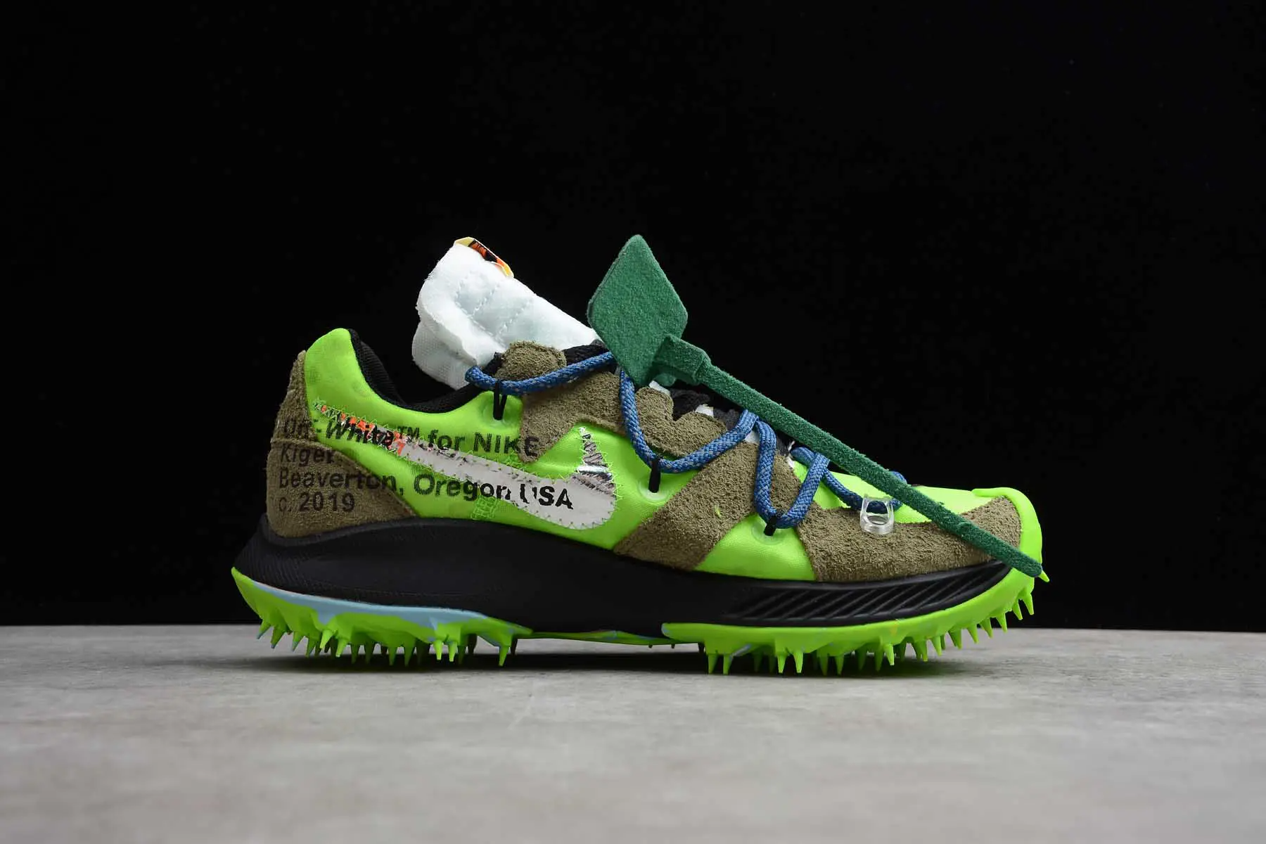 Giày Nike Wmns Air Zoom Terra Kiger 5 x Off-White 'Electric Green'  CD8179-300