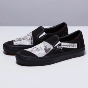 Giay Vans Slip On x Pretty Guardian Sailor Moon 'Black White' VN0A5FCAYB2