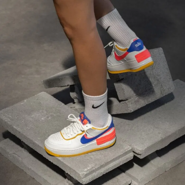 Giày Nike Wmns Air Force 1 Shadow 'White Crimson Blue' CI0919-105 - Hình ảnh 5