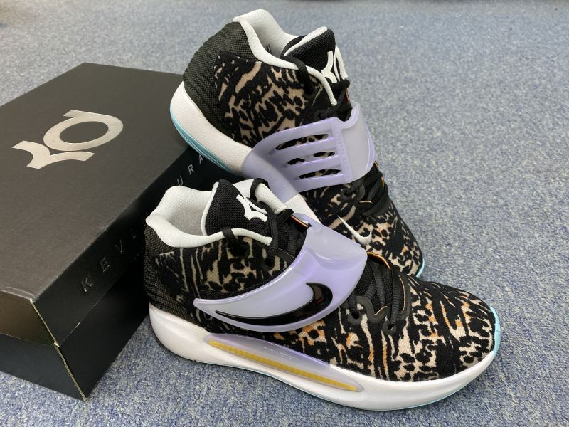 Giày Nike KD 14 'Black White' CW3935-001 - Ảnh 6