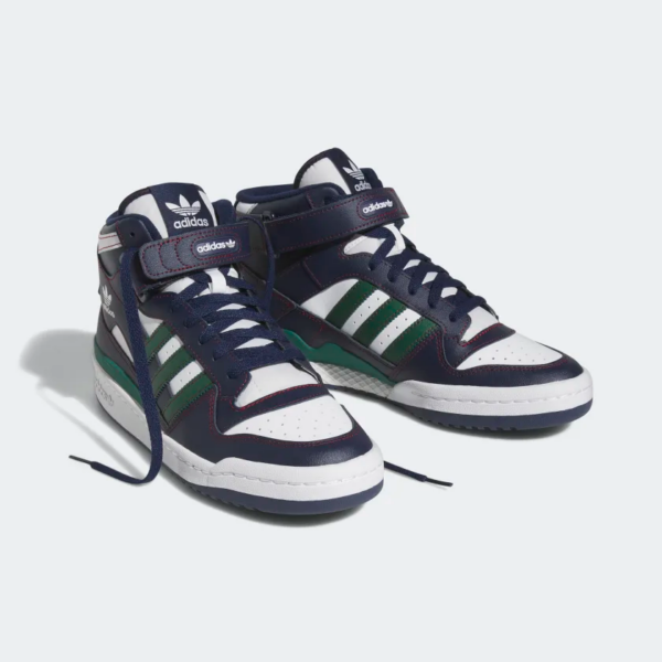 Giày Adidas Original Forum Mid 'Collegiate Navy Green' H03810 - Hình ảnh 2