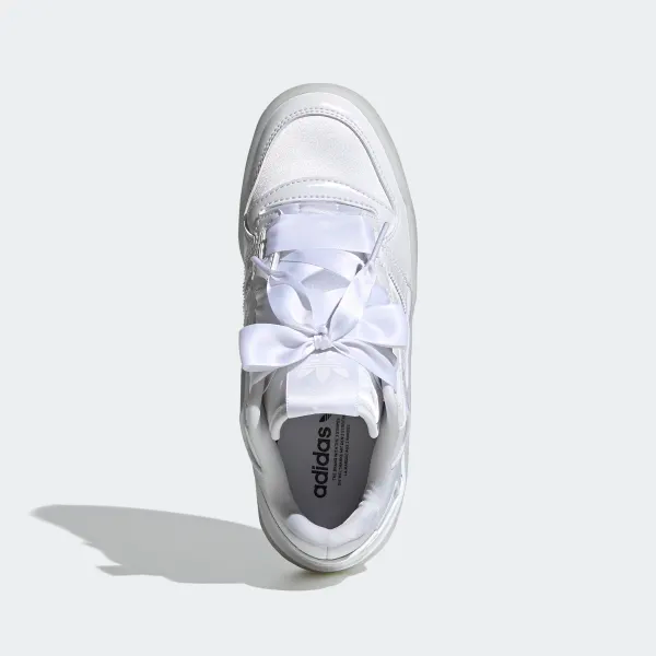 Giày Adidas Forum Satin Low J 'Triple White' H68194 - Hình ảnh 10