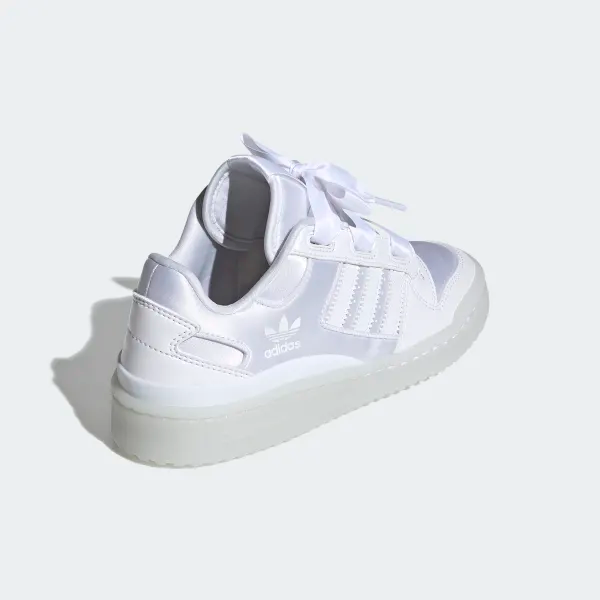 Giày Adidas Forum Satin Low J 'Triple White' H68194 - Hình ảnh 11