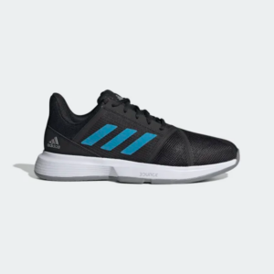 Alternative view of Giày Tennis Adidas CourtJam Bounce 'Black Sonic Aqua' H68893