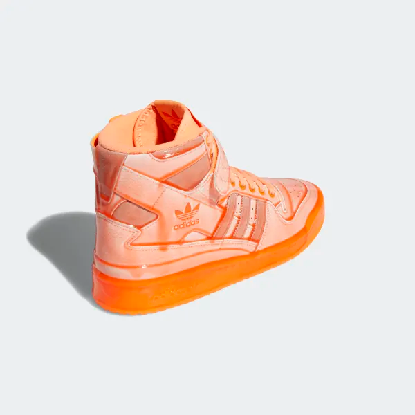 Giày Adidas Jeremy Scott x Forum High 'Dipped Signal Orange' Q46124 - Ảnh 4