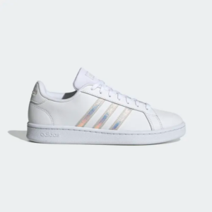 Alternative view of Giày Adidas Grand Court 'White Aluminium' FW3734