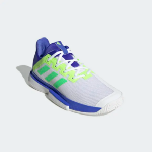 Giay Tennis Adidas Solematch Bounce Tokyo 'Neon Blue White' GY7644