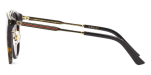 Alternative view of Kính Gucci Brown Shaded Round Ladies GG0204SK-002