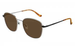 Alternative view of Kính Gucci Brown Aviator 'Ruthenium' GG0575SK-003-56