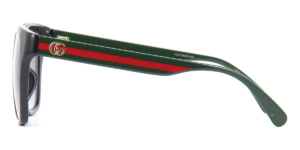 Alternative view of Kính Gucci Web Women's 'Black Green' GG0715SA-001