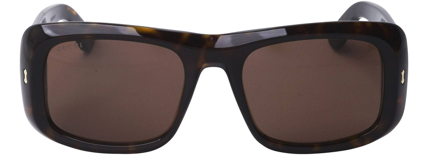 Gucci Brown Rectangular Men's Sunglasses GG1080S 002 56