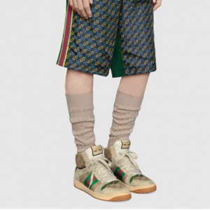 Alternative view of Giày Gucci Screener GG High 'Off-White' 563730-9Y9P0-9661