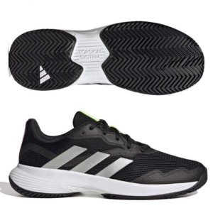 Giay Adidas Tennis Courtjam Control 'Black White' GW4225