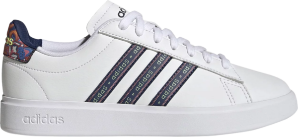 Giay Adidas Grand Court 2.0 'White Mystery Blue' GW7111